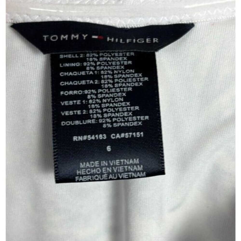Tommy Hilfiger Women's Printed Ruffled Off-the-Shoulder One-Piece Multi 6 NWT's. - Picture 8 of 8